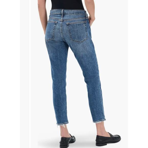 Rag & Bone New York Dre Low Rise Slim Boyfriend Skinny Jean Julienne - Picture 2 of 14